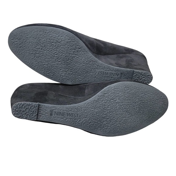 Nine West Suede Wedge Heels Aize 9.5 - Picture 7 of 7